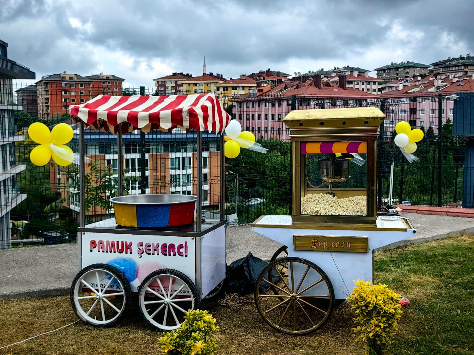 PANAYIR YİYECEKLERİ KİRALAMA POPCORN PATLAMIŞ MISIR PAM
